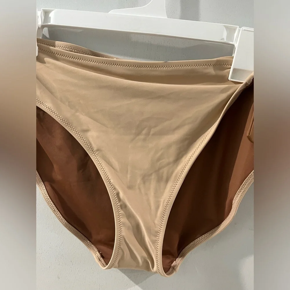 Aerie Tan and Brown Bikini Bottoms, size XXL, new!